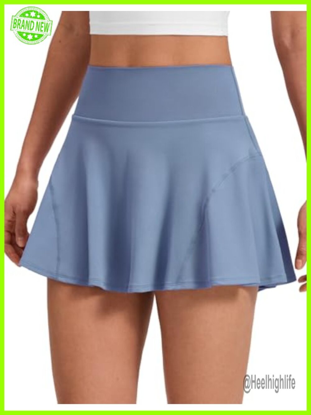CRZ YOGA Softretch Flowy Pleated Tennis Skort